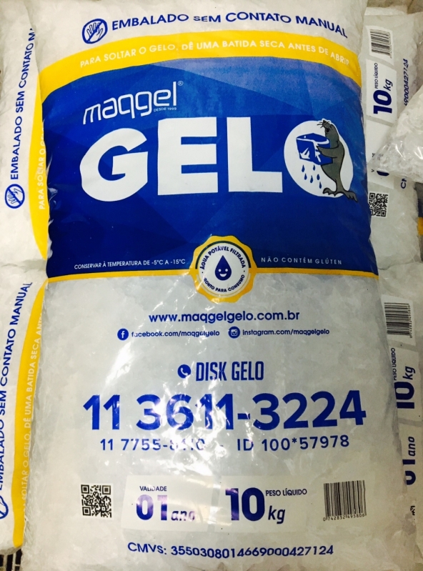 Delivery de Gelos Triturados Osasco - Delivery de Pacote de Gelo 2kg