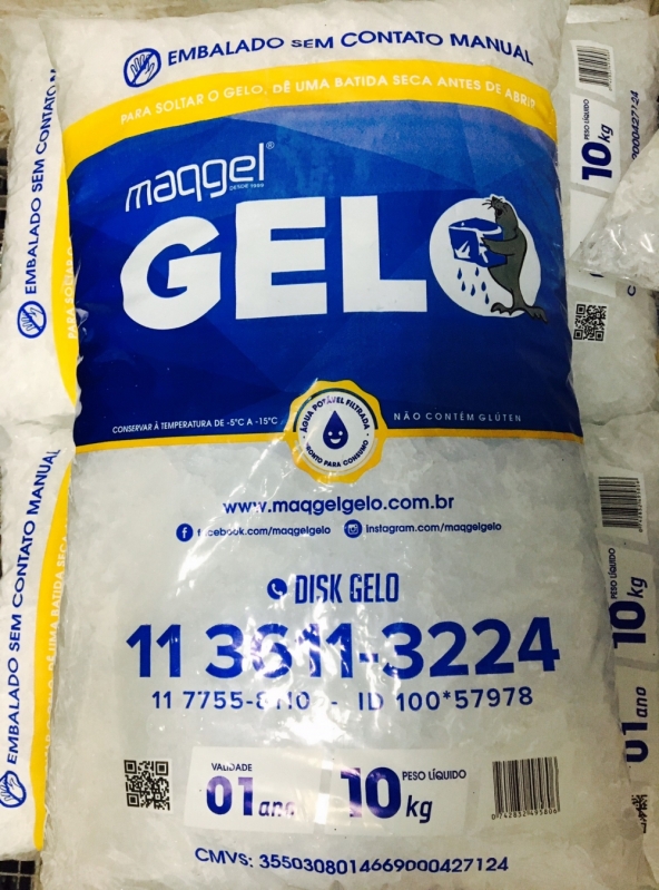 Fábrica de Gelo Britado 10kg em Sp na Vila Dalila - Fábrica de Gelo 5kg