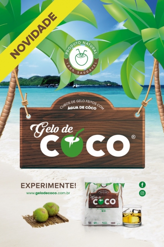 Fabricante de Gelo de Agua de Coco Tubo Preço Parque São Domingos - Fabricante de Gelo de Agua de Coco em Tubo