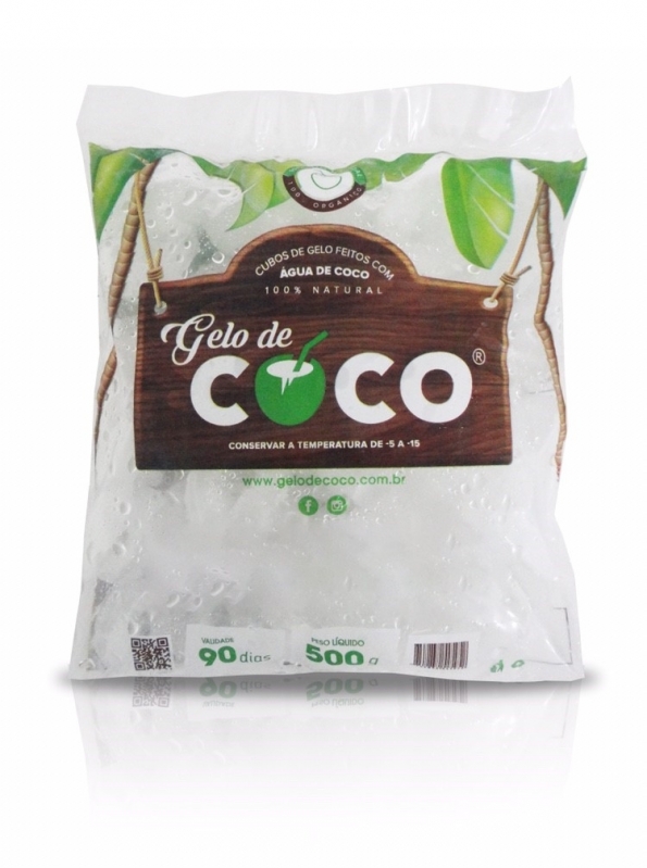 Fabricante de Gelo de Coco em Cubo Anália Franco - Fabricante de Gelo de Agua de Coco Tubo