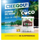 fabricante de gelo de agua de coco para drink Mooca