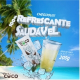 gelo de agua coco para eventos Bom Retiro